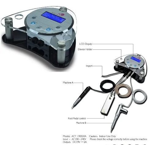 1Pro Digital LCD Tattoo Power Supply Permanent Makeup Machine Power Supply With Foot Pedal Clip Cord Power Cable Yuelong shop
1Pro Digital LCD Tattoo Power Supply Permanent Makeup Machine Power Supply With Foot Pedal Clip Cord Power Cable Yuelong shop