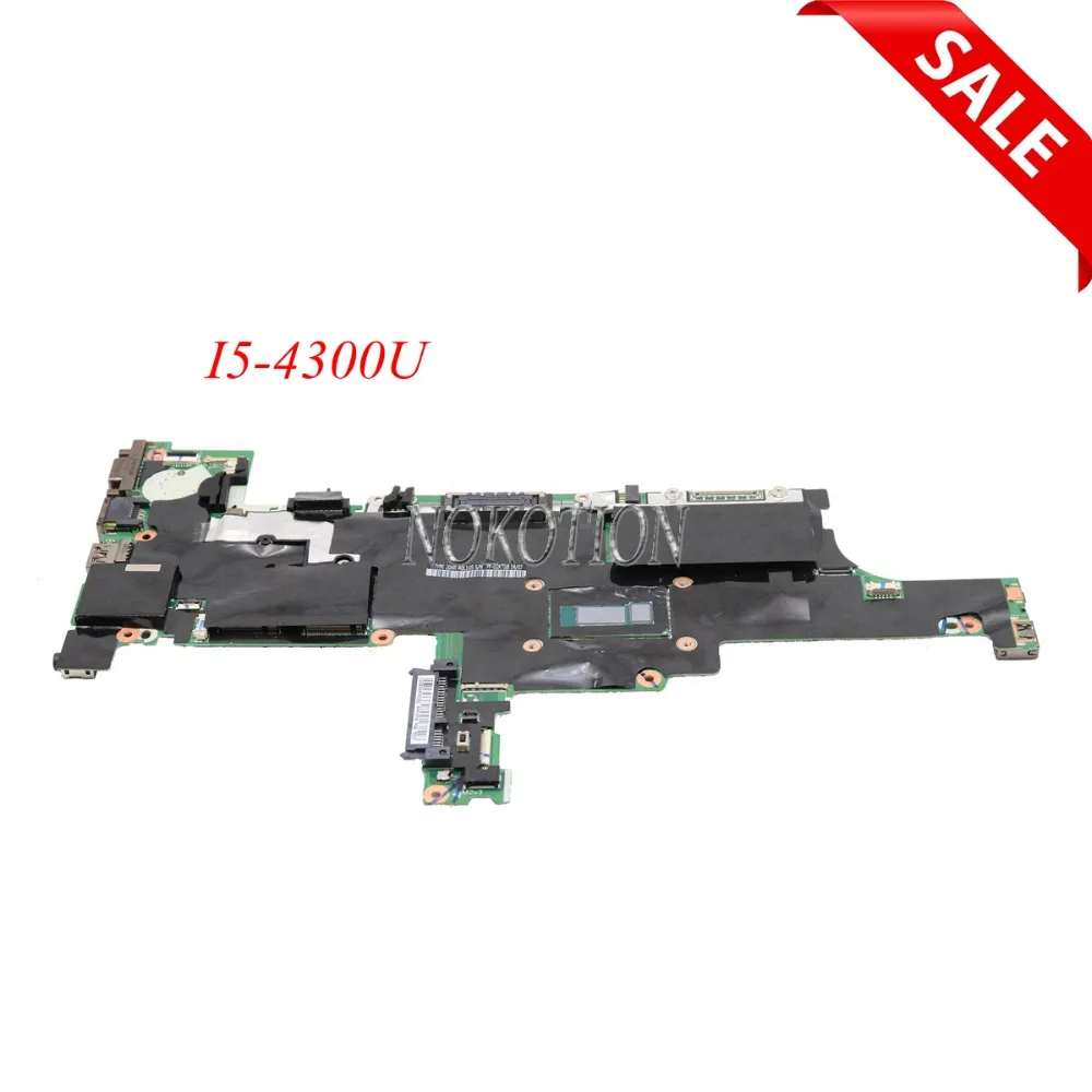 NOKOTION Laptop Motherboard For Lenovo ThinkPad T440S FRU 04X3906 VILT0 NM-A052 MAIN BOARD DDR3L I5-4300U CPU
NOKOTION Laptop Motherboard For Lenovo ThinkPad T440S FRU 04X3906 VILT0 NM-A052 MAIN BOARD DDR3L I5-4300U CPU