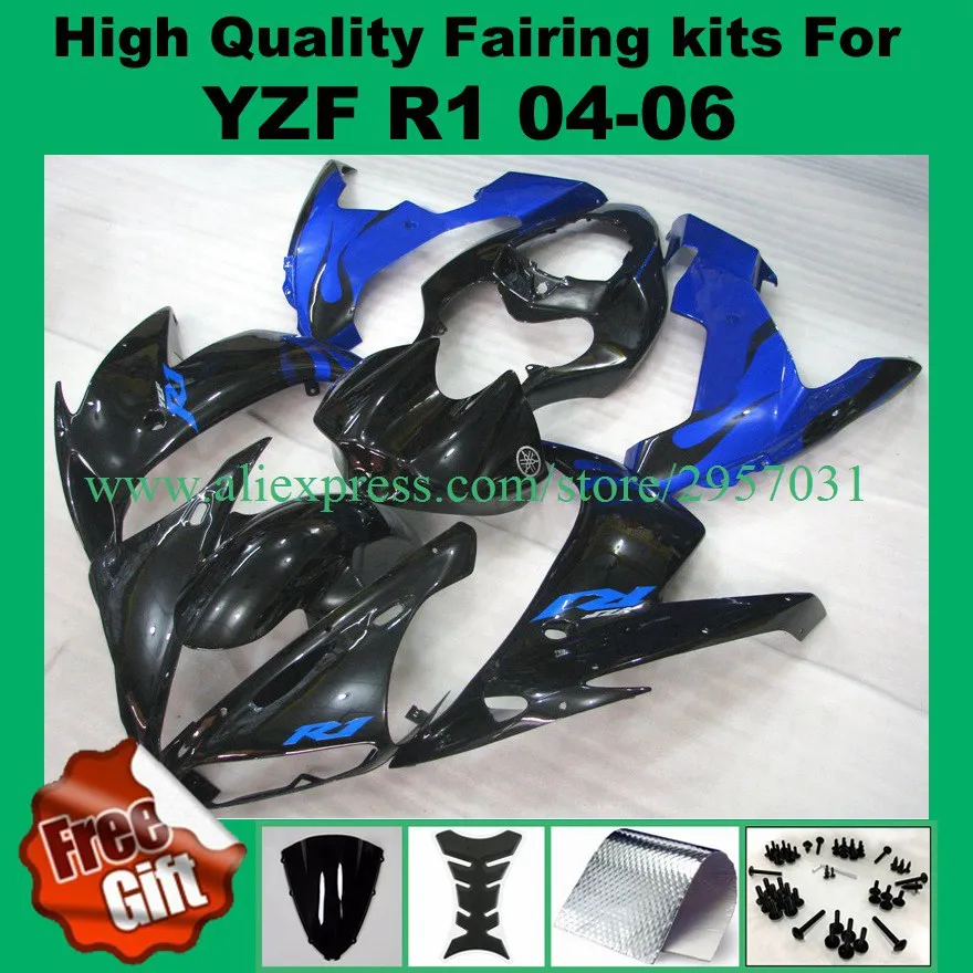 Free screws+gifts Injection Mold For YAMAHA YZF-R1 2004 2005 2006 YZF R1 YZF1000 04 05 06 YZF 1000 04-06 Fairing Black Flame
Free screws+gifts Injection Mold For YAMAHA YZF-R1 2004 2005 2006 YZF R1 YZF1000 04 05 06 YZF 1000 04-06 Fairing Black Flame