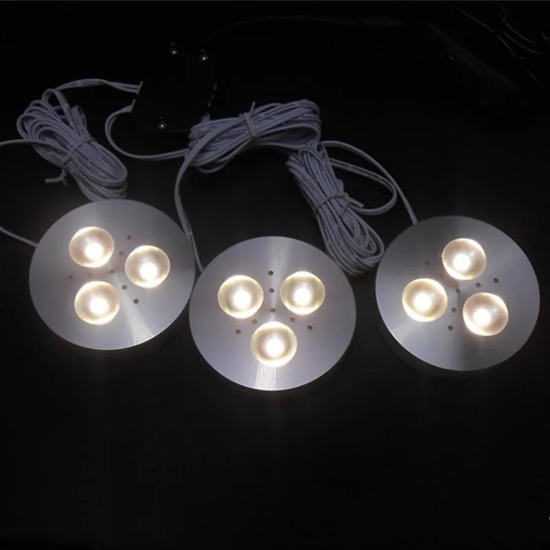 6pcsx3W/Set LED Puck Light LED Downlights White/Silver Led Puck Light for Under Kitchen Cabinets Home Counter Closet Furniture
6pcsx3W/Set LED Puck Light LED Downlights White/Silver Led Puck Light for Under Kitchen Cabinets Home Counter Closet Furniture