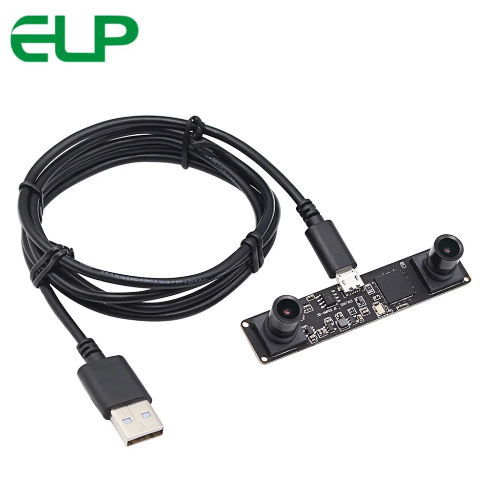 ELP 1.3MP 960P OV9750 3D стерео бинокулярная двойная линза Usb камера с двойной камерой