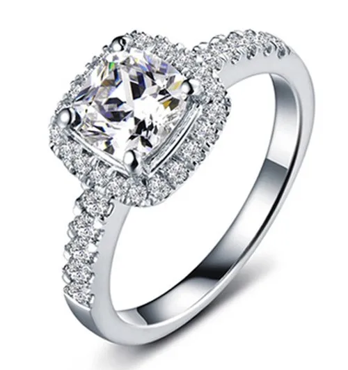 Popular Design 2Ct Cushion Cut Moissanite Engagement Ring for Woman Real 18K 750 White Gold Wedding Ring Fine Jewelry
Popular Design 2Ct Cushion Cut Moissanite Engagement Ring for Woman Real 18K 750 White Gold Wedding Ring Fine Jewelry