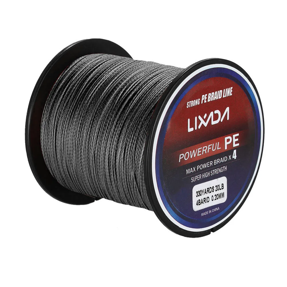 Lixada бренд 300 м/330Yds PE плетеная леска 4 нити супер прочная мультифиламентная