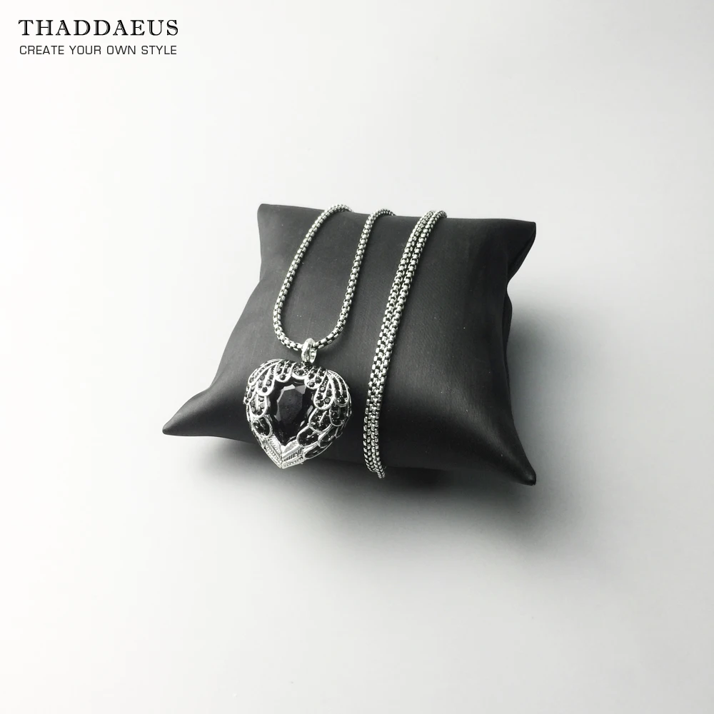 Pendant Necklace Winged Heart Black,2018 Trendy Link Chain Fashion Jewelry Europe Style 925 Stering Silver Bijoux Gift For Women
Pendant Necklace Winged Heart Black,2018 Trendy Link Chain Fashion Jewelry Europe Style 925 Stering Silver Bijoux Gift For Women