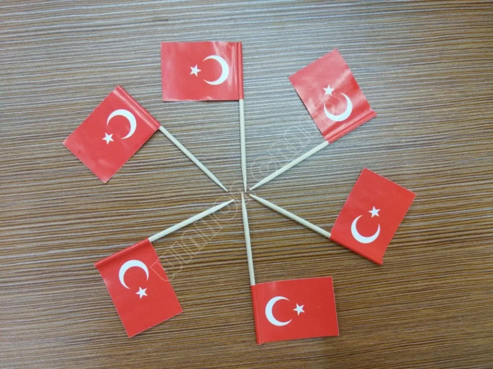 Mini 300Pcs Turkey Toothpick Flags Paper Food Picks Cake Toothpicks Cupcake Toppers Fruit Cocktail Sticks Decoration Toothpicks
Mini 300Pcs Turkey Toothpick Flags Paper Food Picks Cake Toothpicks Cupcake Toppers Fruit Cocktail Sticks Decoration Toothpicks