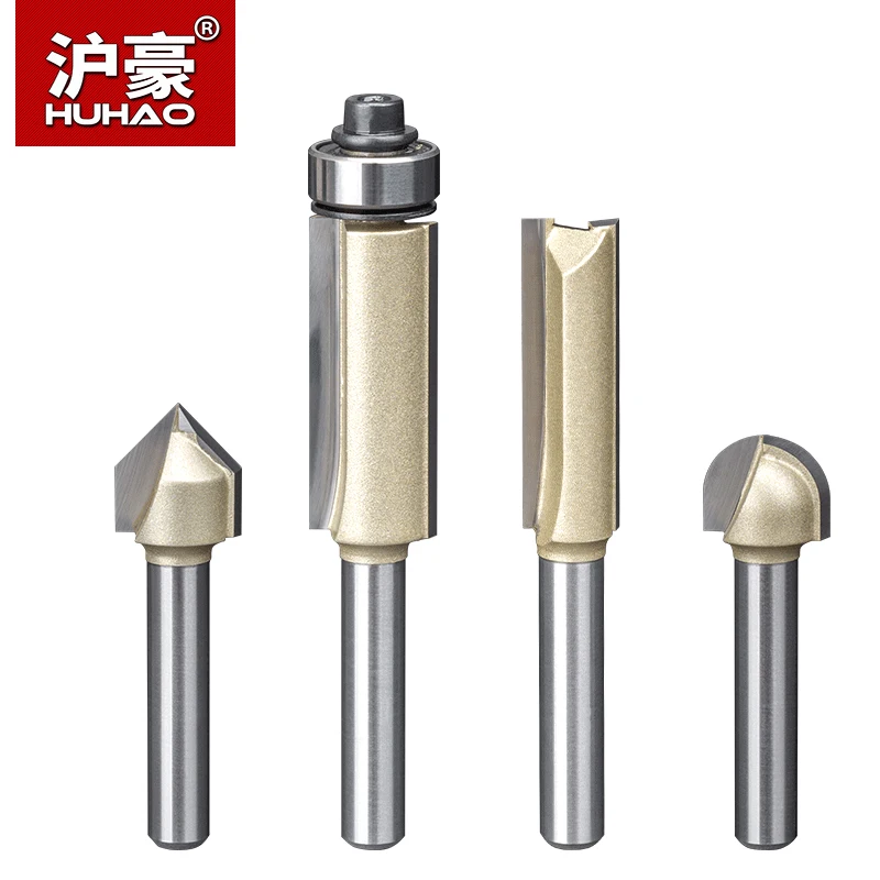 HUHAO 1/4" Shank Flush Trimming Slotting Router Bits For Wood Tungsten Carbide CNC Tool Woodworking Milling Cutter
HUHAO 1/4" Shank Flush Trimming Slotting Router Bits For Wood Tungsten Carbide CNC Tool Woodworking Milling Cutter
