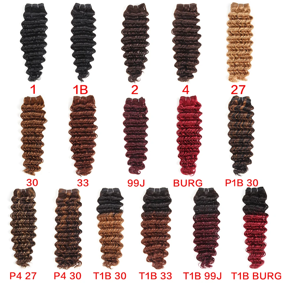 Joedir Pre-Colored Brazilian Deep Wave Hair 100% Human Hair Bundles Remy Hair Weave Blonde Color 27 P4/27 Free Shipping
Joedir Pre-Colored Brazilian Deep Wave Hair 100% Human Hair Bundles Remy Hair Weave Blonde Color 27 P4/27 Free Shipping
