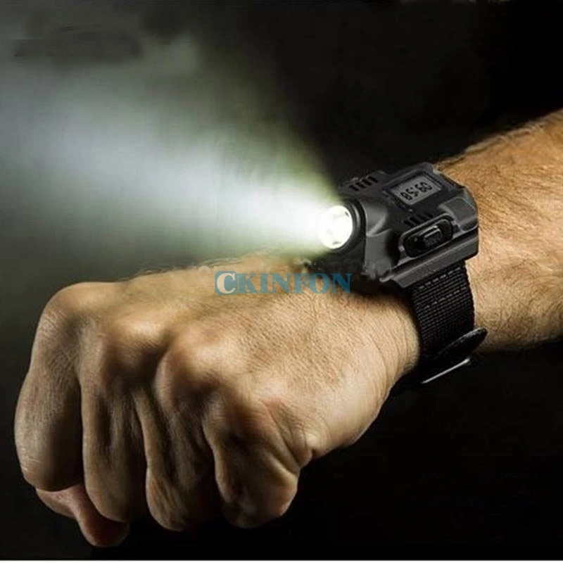 DHL 100Pcs/Lot Watch Flash Light Led Watch Flashlight LED Wristlight Rechargeable Lamps Lantern Waterproof Wrist Lighting Torch
DHL 100Pcs/Lot Watch Flash Light Led Watch Flashlight LED Wristlight Rechargeable Lamps Lantern Waterproof Wrist Lighting Torch