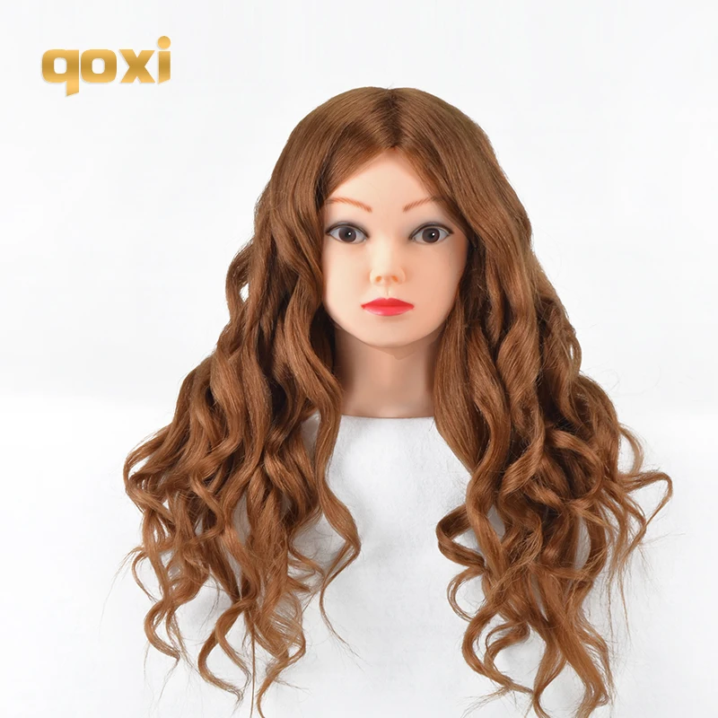 Qoxi Professional training heads with 80% real human hairs can be curled practice Hairdressing mannequin dolls Styling maniqui
Qoxi Professional training heads with 80% real human hairs can be curled practice Hairdressing mannequin dolls Styling maniqui