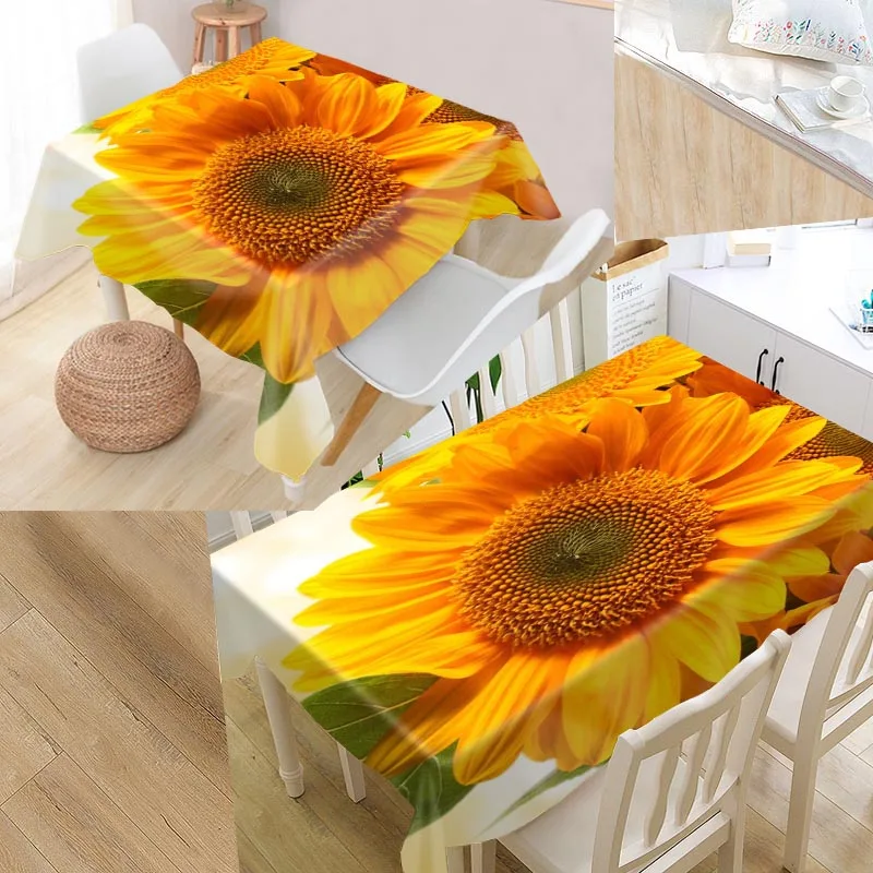 Sunflower Beautiful Custom Table Cloth Oxford Fabric Rectangular Waterproof Oilproof Table Cover Family Party Tablecloth
Sunflower Beautiful Custom Table Cloth Oxford Fabric Rectangular Waterproof Oilproof Table Cover Family Party Tablecloth