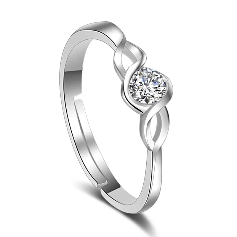 XIYANIKE Silver Color Intertwined Zircon Inlay Open Rings For Women Lady Hypoallergenic Sterling-silver-jewelry VRS2119
XIYANIKE Silver Color Intertwined Zircon Inlay Open Rings For Women Lady Hypoallergenic Sterling-silver-jewelry VRS2119