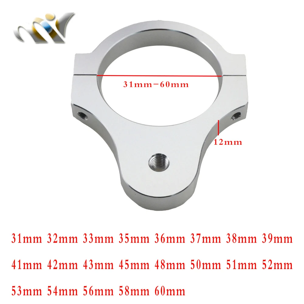 39MM 41MM 42MM 43MM Steering Damper Stabilizer Clamp Mounting Adapter Bracket FOR HONDA SUZKU YAMAHA KAWASAKI HARLEY APRILIA BMW
39MM 41MM 42MM 43MM Steering Damper Stabilizer Clamp Mounting Adapter Bracket FOR HONDA SUZKU YAMAHA KAWASAKI HARLEY APRILIA BMW