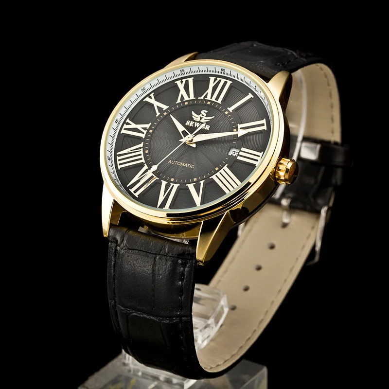 SEWOR Fashion Mechanical Automatic Watch Gift Watch Mens Watches Top Brand Luxury Gold Skeleton Sport Watch
SEWOR Fashion Mechanical Automatic Watch Gift Watch Mens Watches Top Brand Luxury Gold Skeleton Sport Watch