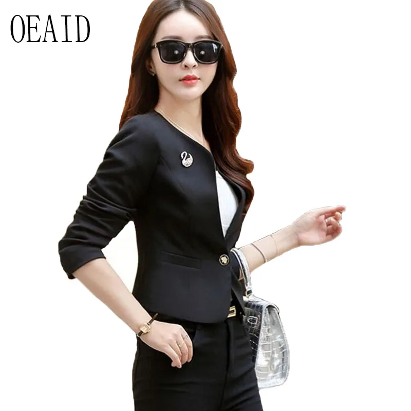 Spring And Autumn Small Suit Women Clothing New 2019 Fashion Coat Women Blazers Short Slim Suits Female Outerwear Black OEAID
Spring And Autumn Small Suit Women Clothing New 2019 Fashion Coat Women Blazers Short Slim Suits Female Outerwear Black OEAID