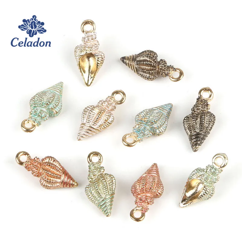 New Arrival 30pcs 20mm Zinc Alloy Conch Shell Drop Oil Charms Enamel Pendant for Handmade DIY Earring Necklace Jewelry Making
New Arrival 30pcs 20mm Zinc Alloy Conch Shell Drop Oil Charms Enamel Pendant for Handmade DIY Earring Necklace Jewelry Making