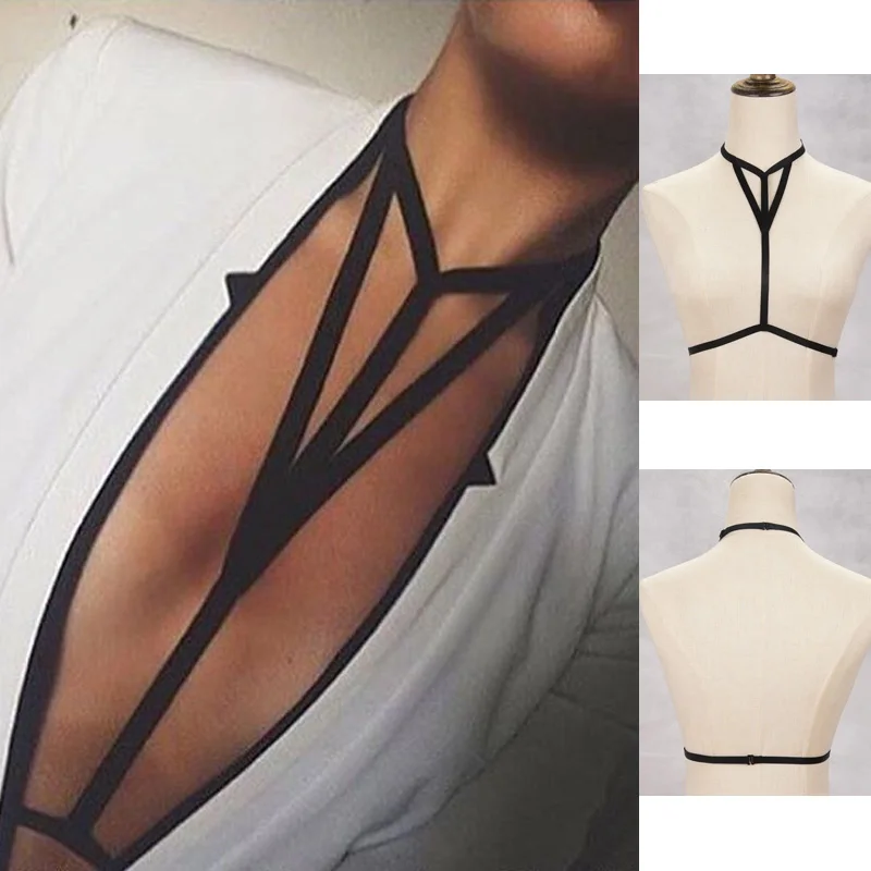 JLX.HARNESS Fetish Wear Cage Bra Women's Sexy Body Harness Promotion Harajuku Harness Bra Goth Bondage Lingerie O0401
JLX.HARNESS Fetish Wear Cage Bra Women's Sexy Body Harness Promotion Harajuku Harness Bra Goth Bondage Lingerie O0401