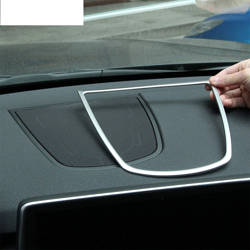 ABS Chrome Car Dashboard Speaker Frame Cover Trim Stickers For BMW X5 X6 f15 F16 Accessories Car-Styling 2014-UP
ABS Chrome Car Dashboard Speaker Frame Cover Trim Stickers For BMW X5 X6 f15 F16 Accessories Car-Styling 2014-UP