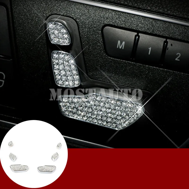 Для Benz C Class W204 Стразы Стиль сиденье Кнопка регулировки накладка 2008-2013 6 шт. автомобильные аксессуары интерьера автомобиля Декор уравновешив...
Для Benz C Class W204 Стразы Стиль сиденье Кнопка регулировки накладка 2008-2013 6 шт. автомобильные аксессуары интерьера автомобиля Декор уравновешив...
