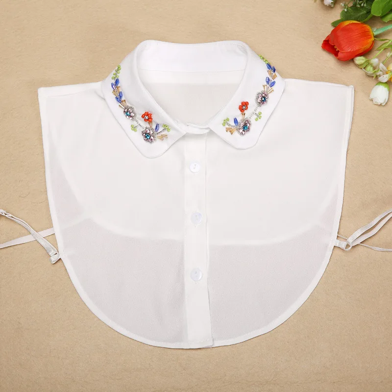 2017 new fashion fake false turn down collar embroidered Beads bust decorativehalf saving shirt female ladies Detachable Collar
2017 new fashion fake false turn down collar embroidered Beads bust decorativehalf saving shirt female ladies Detachable Collar