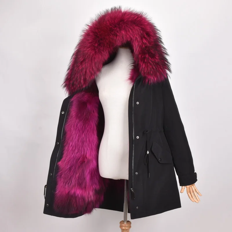 Real Fur Coat Winter Jacket Women Long Parka Waterproof Big Natural Raccoon Fur Collar Hood Thick Warm Real Fox Fur Liner
Real Fur Coat Winter Jacket Women Long Parka Waterproof Big Natural Raccoon Fur Collar Hood Thick Warm Real Fox Fur Liner