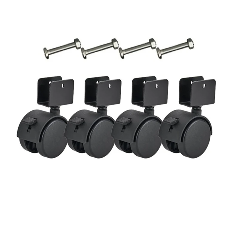 4Pcs/Lot 1.5" 2" Baby Crib Bed Splint Wheel Caster universal furniture Castor Brake Black
4Pcs/Lot 1.5" 2" Baby Crib Bed Splint Wheel Caster universal furniture Castor Brake Black