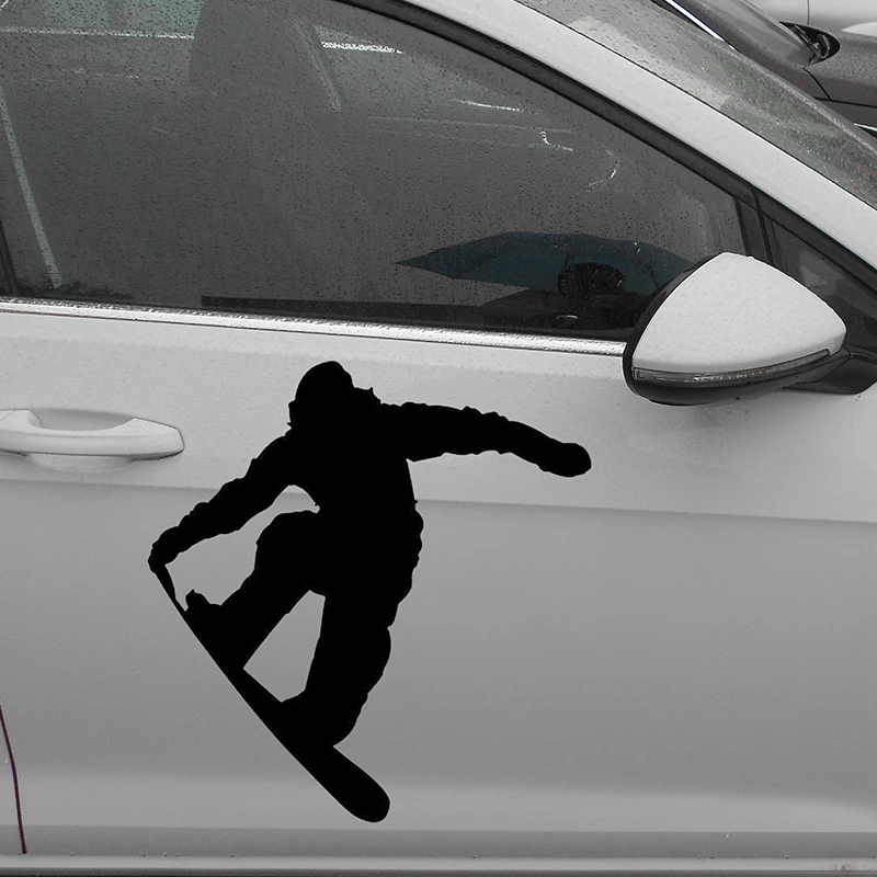 46.1cm x 50cm Snowboarding Snowboarder Jump Car Sticker For Cars Door Side Truck Window Vinyl Decal 8 Colors
46.1cm x 50cm Snowboarding Snowboarder Jump Car Sticker For Cars Door Side Truck Window Vinyl Decal 8 Colors