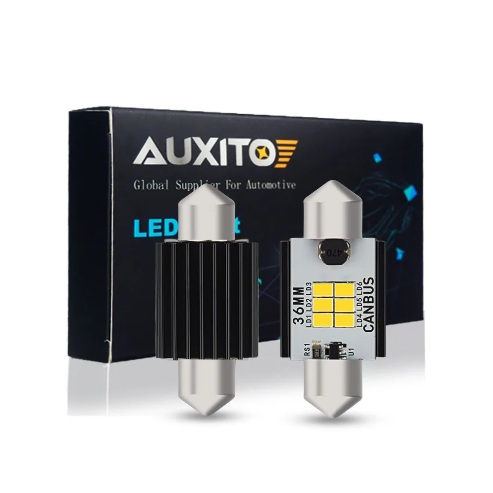 AUXITO 2Pcs C5W LED Canbus Light Bulbs For VW Polo 6r GTI Golf 4 5 6 7 Jetta MK5 MK6 Sharan CC Dome Reading License Plate Lamp
AUXITO 2Pcs C5W LED Canbus Light Bulbs For VW Polo 6r GTI Golf 4 5 6 7 Jetta MK5 MK6 Sharan CC Dome Reading License Plate Lamp