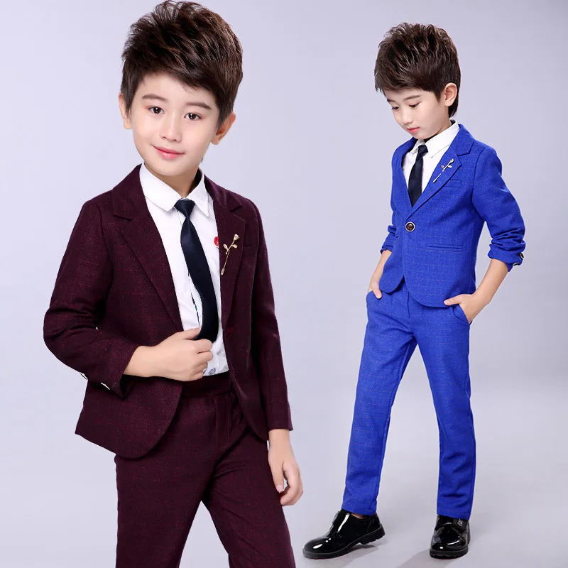 Wedding Suit For Flower Boys School Student Formal Performance Dress Gentleman Kids Blazer Pants 2Pcs Ceremony Costumes
Wedding Suit For Flower Boys School Student Formal Performance Dress Gentleman Kids Blazer Pants 2Pcs Ceremony Costumes