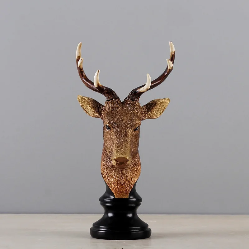 Home Decor Resin Deer Head Ornaments Home Decoration Accessories Deer Figurines Elk Antelope Miniature Europe Desk Wedding Gifts
Home Decor Resin Deer Head Ornaments Home Decoration Accessories Deer Figurines Elk Antelope Miniature Europe Desk Wedding Gifts