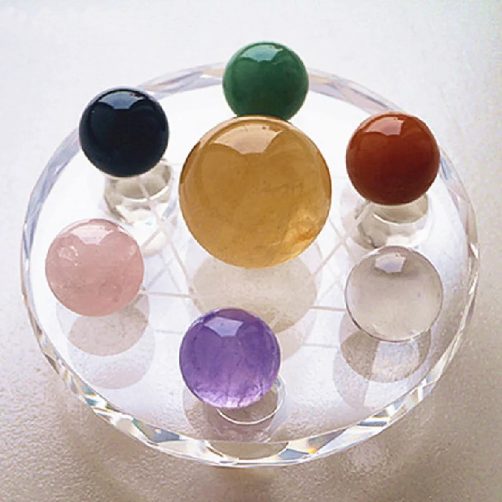 Feng Shui Crystals 7 Peices Natural Sphere Crystal Ball with Base Ball Decoration (Base 10cm) Y1763
Feng Shui Crystals 7 Peices Natural Sphere Crystal Ball with Base Ball Decoration (Base 10cm) Y1763