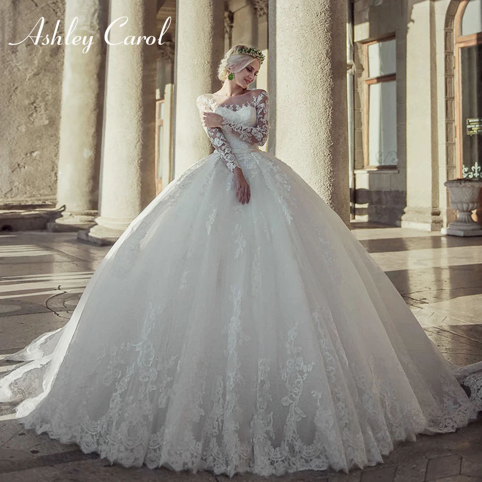 Ashley Carol Ball Gown Wedding Dress 2022 Vintage Lace Sexy Scoop Beaded Long Sleeve Princess Bride Dresses Luxury Wedding Gowns
Ashley Carol Ball Gown Wedding Dress 2022 Vintage Lace Sexy Scoop Beaded Long Sleeve Princess Bride Dresses Luxury Wedding Gowns