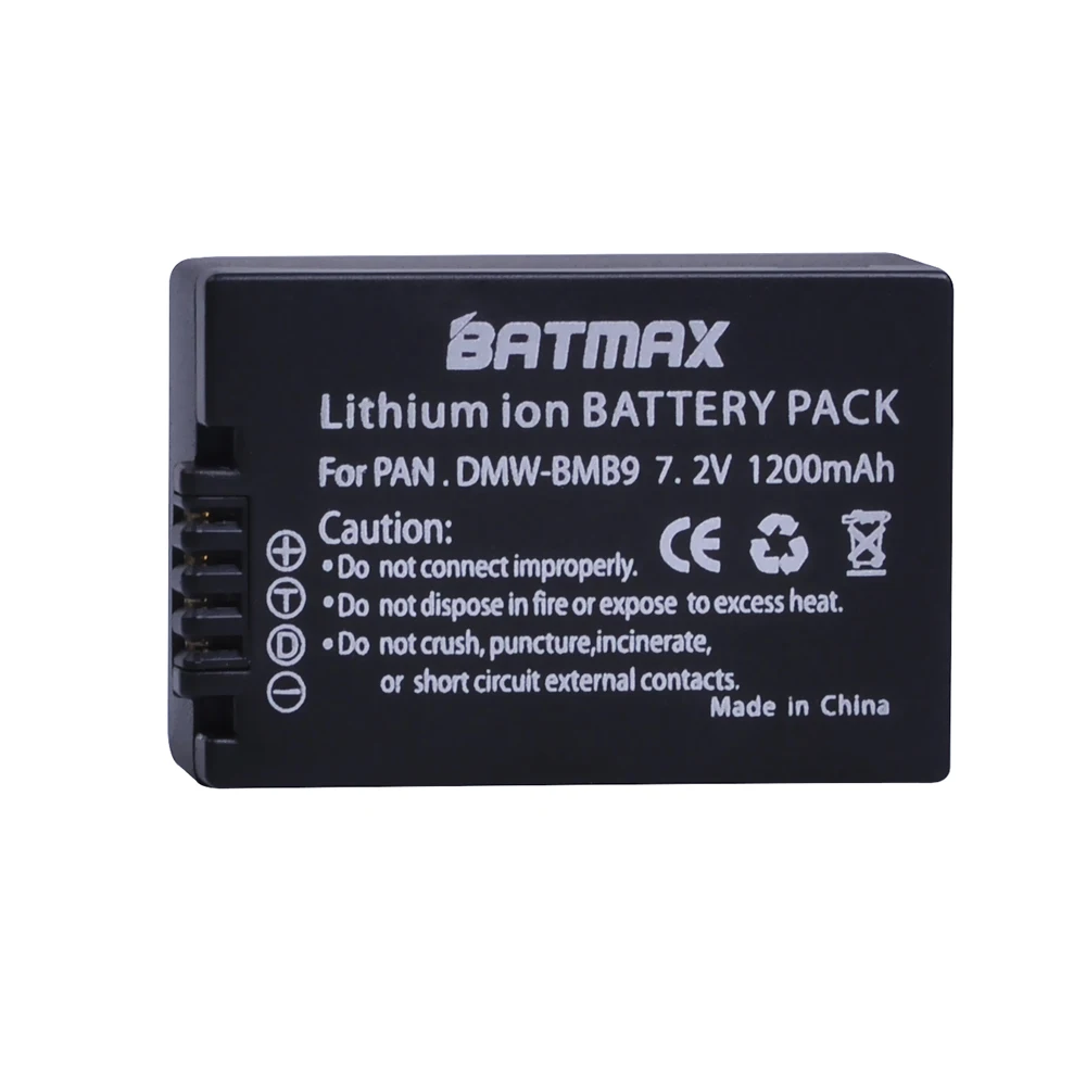 4 шт. DMW-BMB9 DMW BMB9 BMB9E DMWBMB9 Аккумулятор для Panasonic Lumix DMW-BMB9E FZ45K FZ47K FZ48K FZ60 FZ70 FZ100 FZ150 |