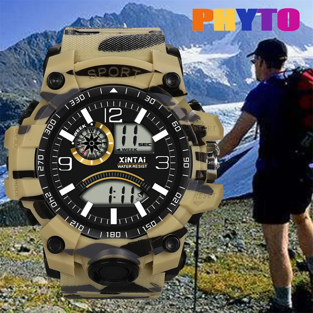 PHYTO Fashion Casual Brand Men Watch Digital Plastic Strap High-End Multi-Function 30M Sports Waterproof Electronic Watch reloj
PHYTO Fashion Casual Brand Men Watch Digital Plastic Strap High-End Multi-Function 30M Sports Waterproof Electronic Watch reloj