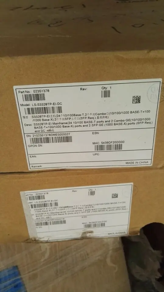 HW S3328TP-EI-DC S5328C-EI SRG1220W LS-S3328TP-EI-DC 24 порта быстрой интеллигентая (ый) Выключатель питания постоянного тока для управления сетью
HW S3328TP-EI-DC S5328C-EI SRG1220W LS-S3328TP-EI-DC 24 порта быстрой интеллигентая (ый) Выключатель питания постоянного тока для управления сетью