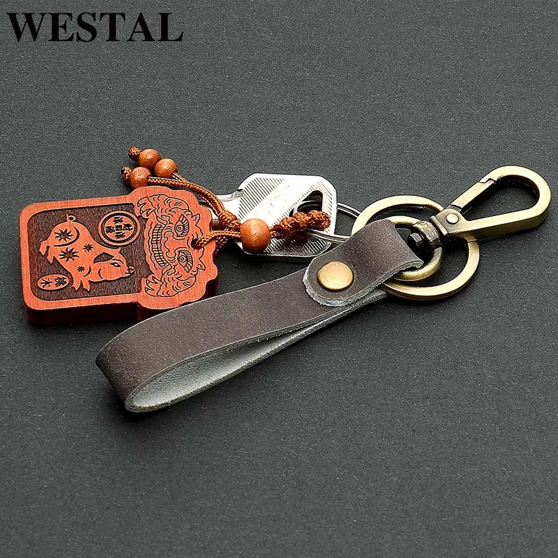 WESTAL Genuine Leather Women Men Keychain Keyring Handmade Key Holder Bags Jewelry Designer Creative Gift Key Cow leather 9085
WESTAL Genuine Leather Women Men Keychain Keyring Handmade Key Holder Bags Jewelry Designer Creative Gift Key Cow leather 9085