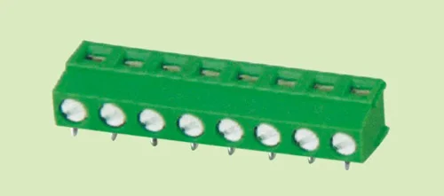 Винтовая Клеммная колодка 5 08 мм PCB прямой угол 127R 5.08 2P шаг 3P Прямая 300 В/10 А CE Rohs