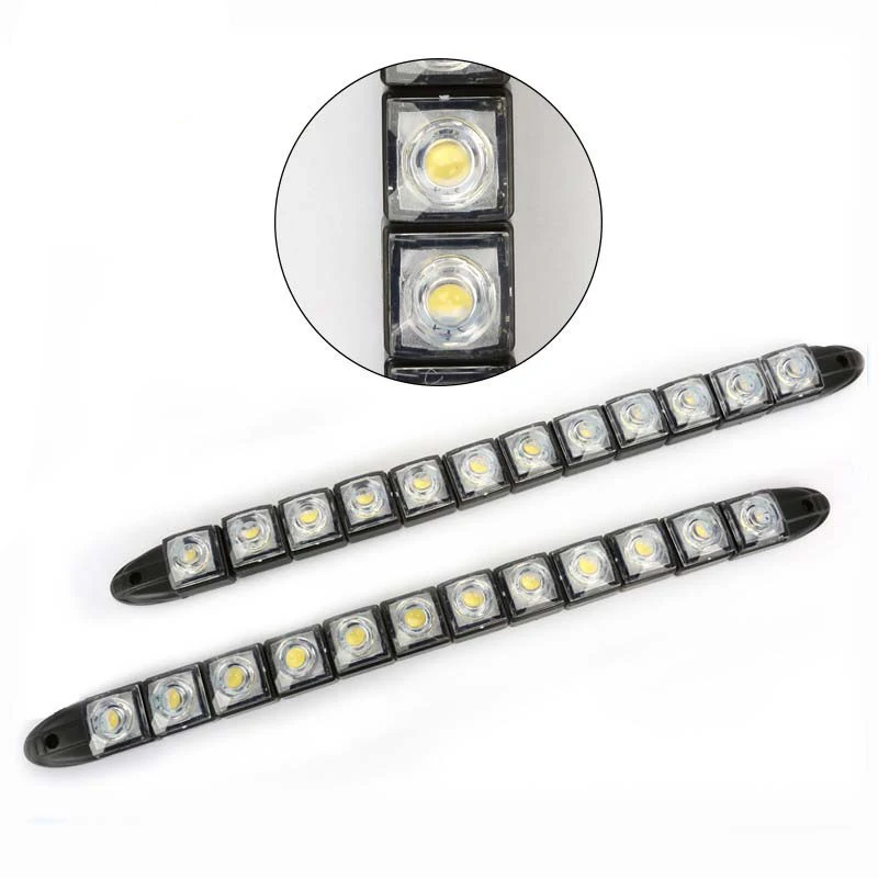 2Pcs Flexible DRL LED Daytime Running Lights 6/8/9/10/12/14/16/18/20 LED Universal Automobile Warning Lamp
2Pcs Flexible DRL LED Daytime Running Lights 6/8/9/10/12/14/16/18/20 LED Universal Automobile Warning Lamp