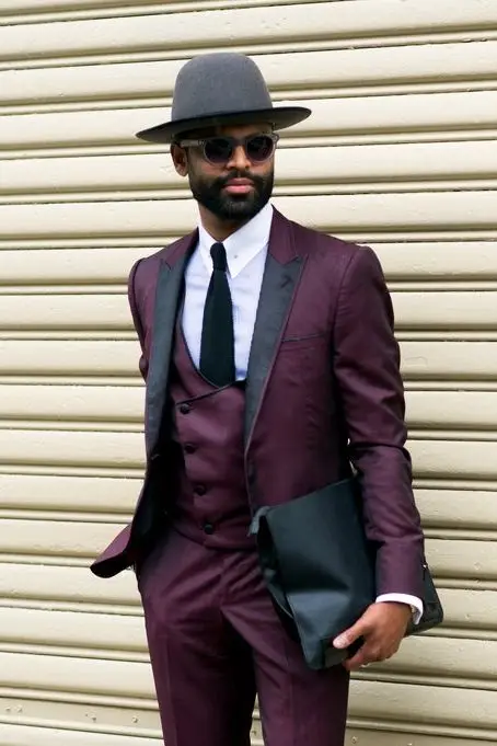 2017 Latest Coat Pant Designs Burgundy Purple Men Suit Slim Fit Skinny Tuxedo 3 Piece Custom Prom Groom Suits Blazer Masculino
2017 Latest Coat Pant Designs Burgundy Purple Men Suit Slim Fit Skinny Tuxedo 3 Piece Custom Prom Groom Suits Blazer Masculino