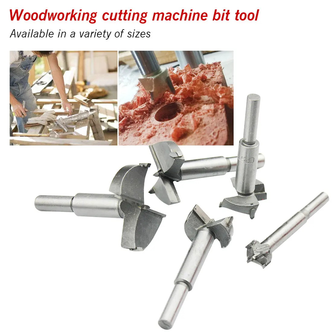 Wood Drill Bit Self Centering Hole Saw Cutter Woodworking Tools Set 15mm 20mm 25mm 30mm 35mm Drill Bits Power Tool Accessories
Wood Drill Bit Self Centering Hole Saw Cutter Woodworking Tools Set 15mm 20mm 25mm 30mm 35mm Drill Bits Power Tool Accessories