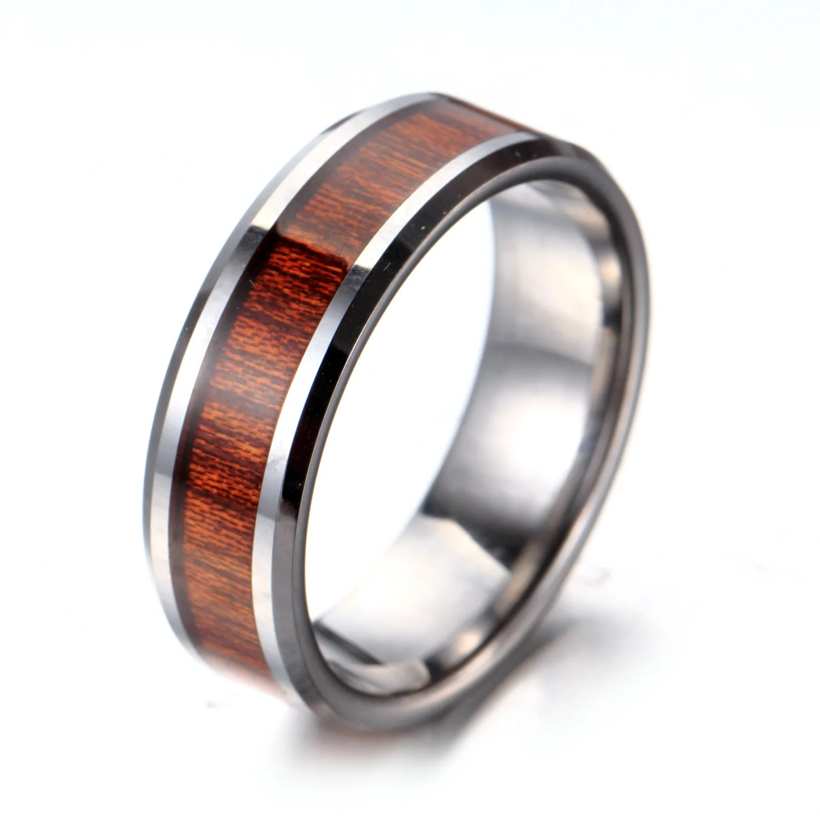Never Fade Stainless Steel Wood Grain Promise Ring Inlaid Engagement Couples Ring For Women Men Fashion Lover Jewelry
Never Fade Stainless Steel Wood Grain Promise Ring Inlaid Engagement Couples Ring For Women Men Fashion Lover Jewelry
