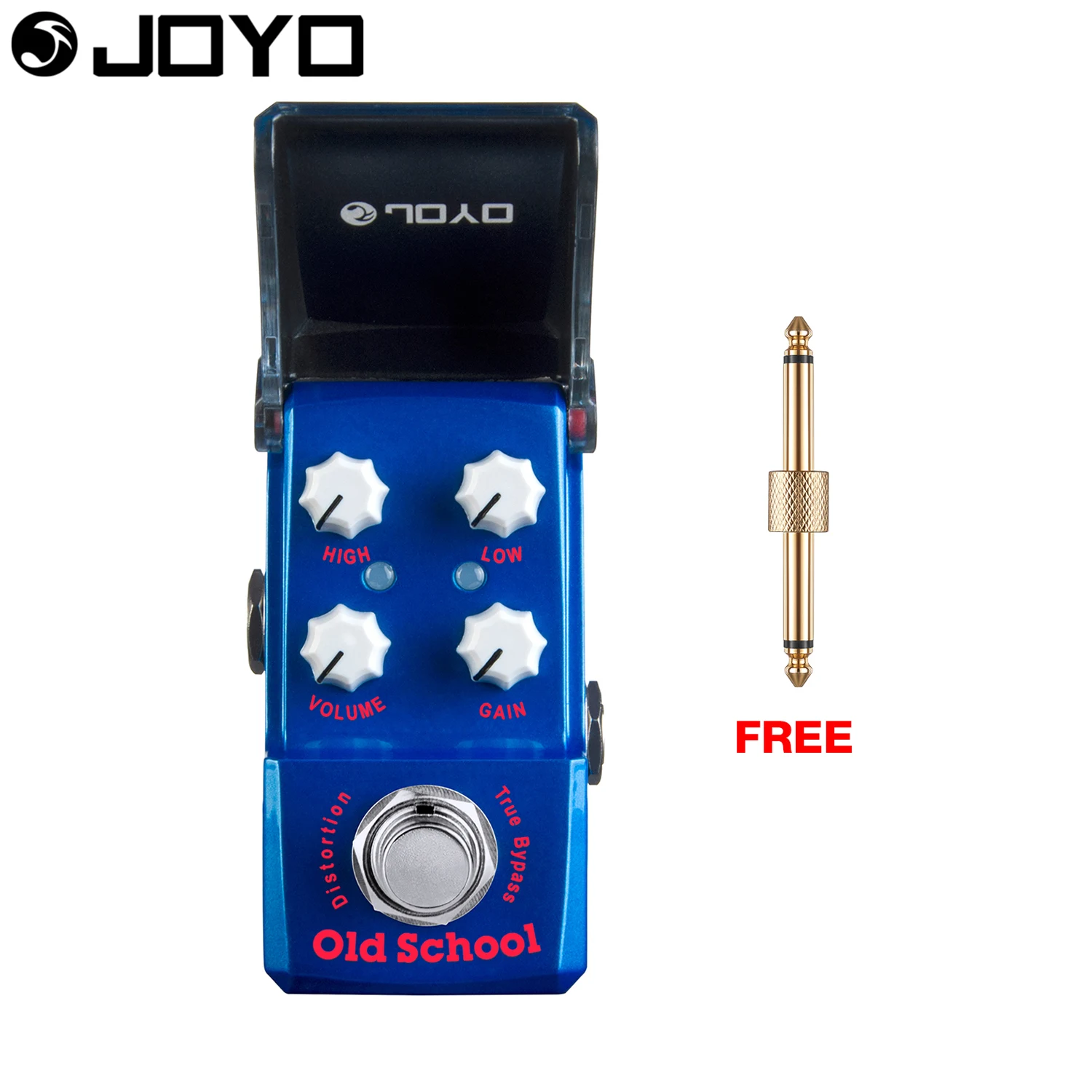 Joyo синий дождь Overdrive Электрогитары педаль эффектов Правда Обход JF-311 с бесплатным