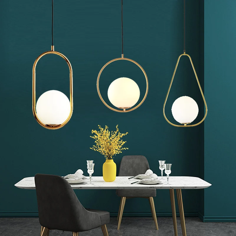Nordic pendant light Minimalist Art LED Hang Glass Ball Living Room Bedroom Minimalist Restaurant Bar Home Lighting
Nordic pendant light Minimalist Art LED Hang Glass Ball Living Room Bedroom Minimalist Restaurant Bar Home Lighting