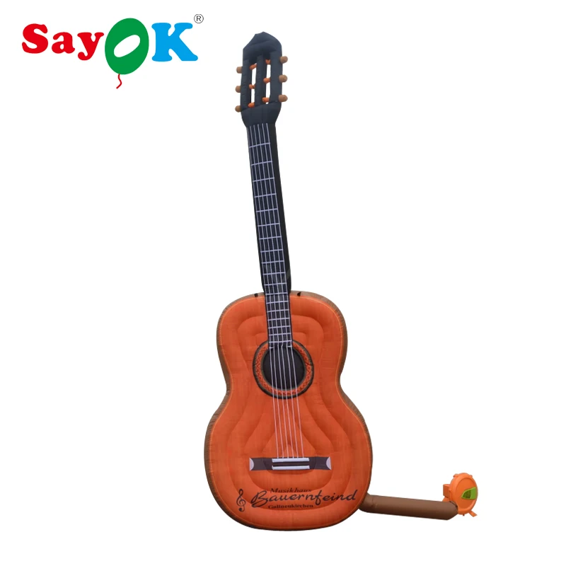 Sayok Giant Inflatable Guitar Air Balloons 4 meters/13.1 Feet High for Concert Musical Instrument Store Decoration
Sayok Giant Inflatable Guitar Air Balloons 4 meters/13.1 Feet High for Concert Musical Instrument Store Decoration