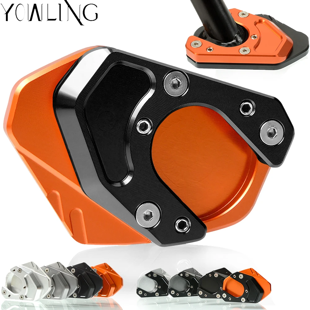CNC Side Enlarger Foot Kickstand Stand Extension Plate Pad Fit For 125 200 390 690 SMC RC125 RC200 RC390 2014-2018
CNC Side Enlarger Foot Kickstand Stand Extension Plate Pad Fit For 125 200 390 690 SMC RC125 RC200 RC390 2014-2018