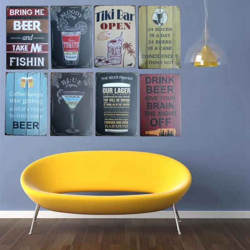 Tiki Bar Tin Metal Signs Vintage Wall Bar Ktv Cafe Home Art Craft Decor Poster 30X20CM A-5713
Tiki Bar Tin Metal Signs Vintage Wall Bar Ktv Cafe Home Art Craft Decor Poster 30X20CM A-5713