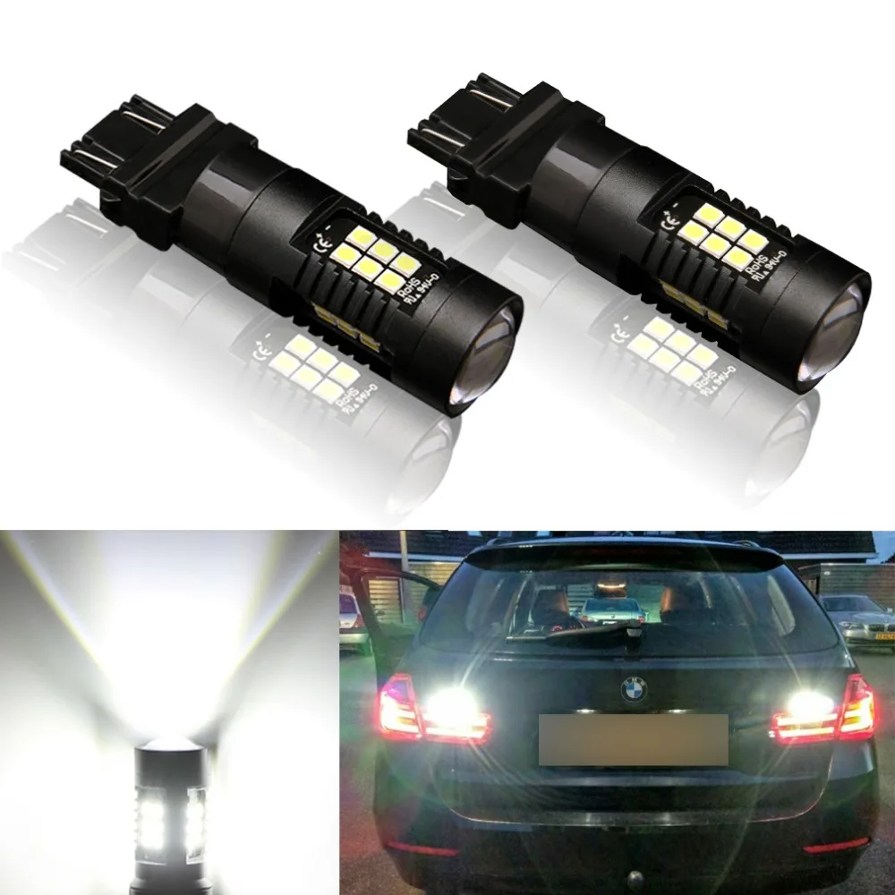 2pcs T25 3157 Led Bulb P27 7W High Power 21 3030SMD Auto Led Light Car Stop Brake Turn Signal Light White Yellow Amber Red
2pcs T25 3157 Led Bulb P27 7W High Power 21 3030SMD Auto Led Light Car Stop Brake Turn Signal Light White Yellow Amber Red