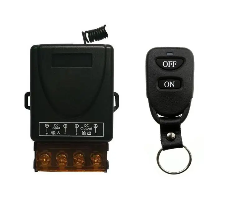 RF DC 12V 24V 36V 48V 30A relay Universal 1 CH RF Wireless radio Remote Control light switch 433mhz
RF DC 12V 24V 36V 48V 30A relay Universal 1 CH RF Wireless radio Remote Control light switch 433mhz