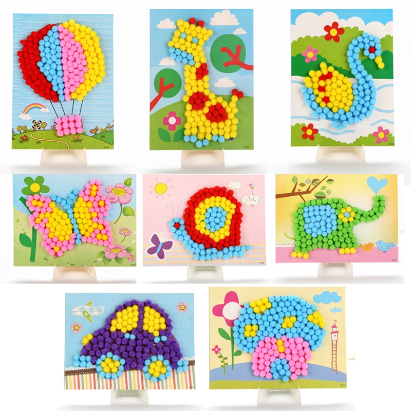 1pcs Diy painting hand-made 3D stickers making DIY materials package toy kindergarten creative parent-child activities Toy
1pcs Diy painting hand-made 3D stickers making DIY materials package toy kindergarten creative parent-child activities Toy