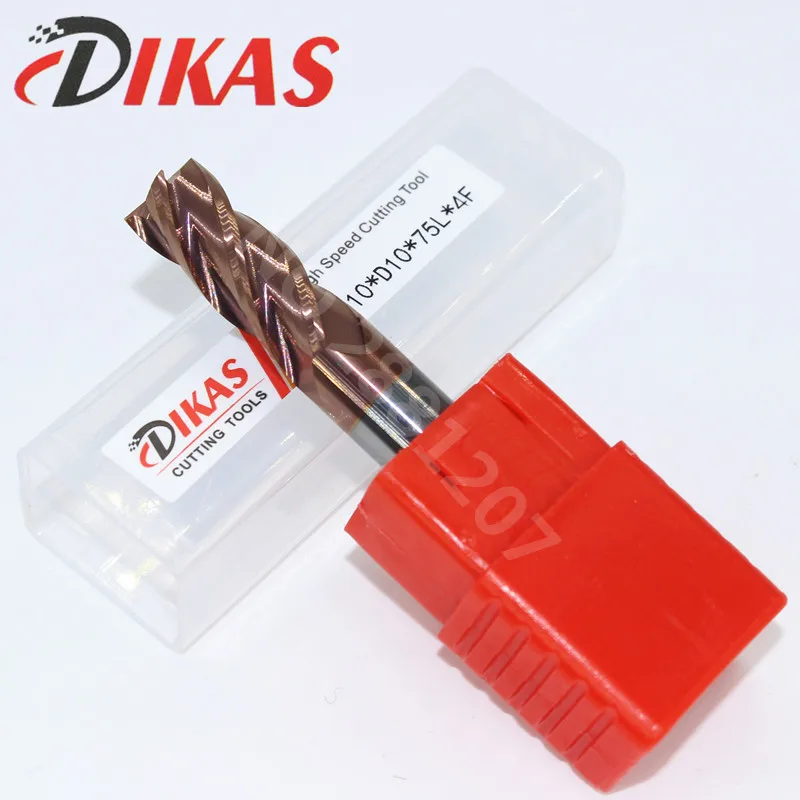 Dikas 55HRC d10 * D10 * 75L * 4F материал Карбид квадратная плоская Концевая фреза 4 флейты 10 мм покрытие нано использование для высокоскоростного фрезерного станка
Dikas 55HRC d10 * D10 * 75L * 4F материал Карбид квадратная плоская Концевая фреза 4 флейты 10 мм покрытие нано использование для высокоскоростного фрезерного станка