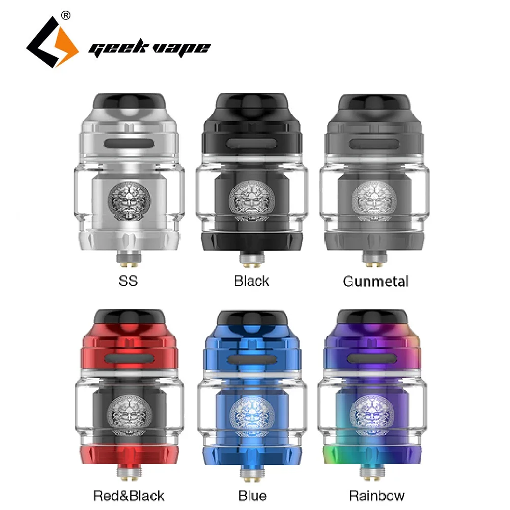 100% оригинал GeekVape Zeus X RTA 4 5 мл/2 мл емкость бак двойной дымоход Postless сборка Дека